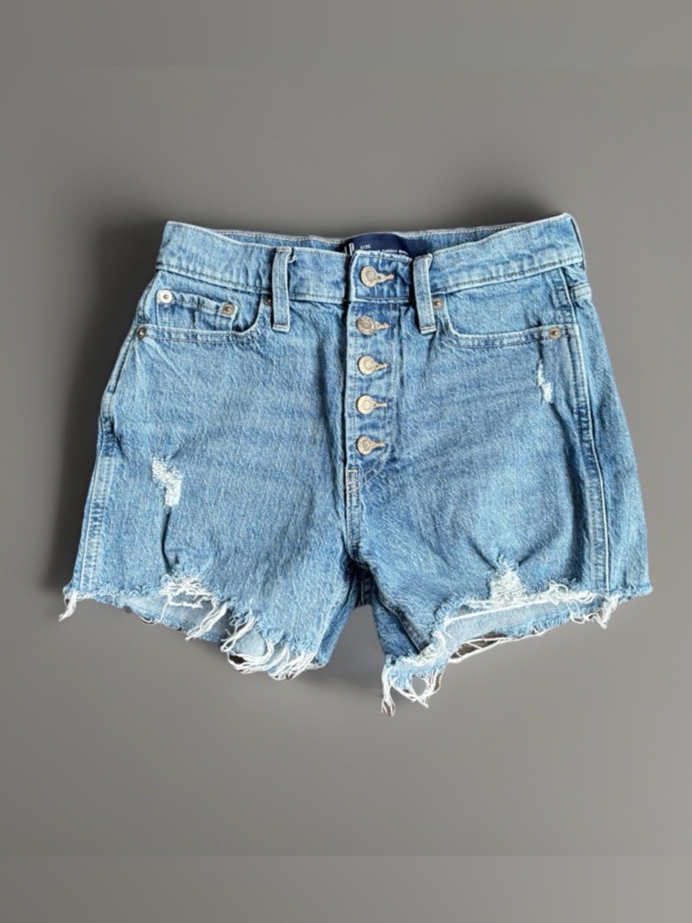 Gap High Rise Cheeky Short size 0/25 denim Jean short